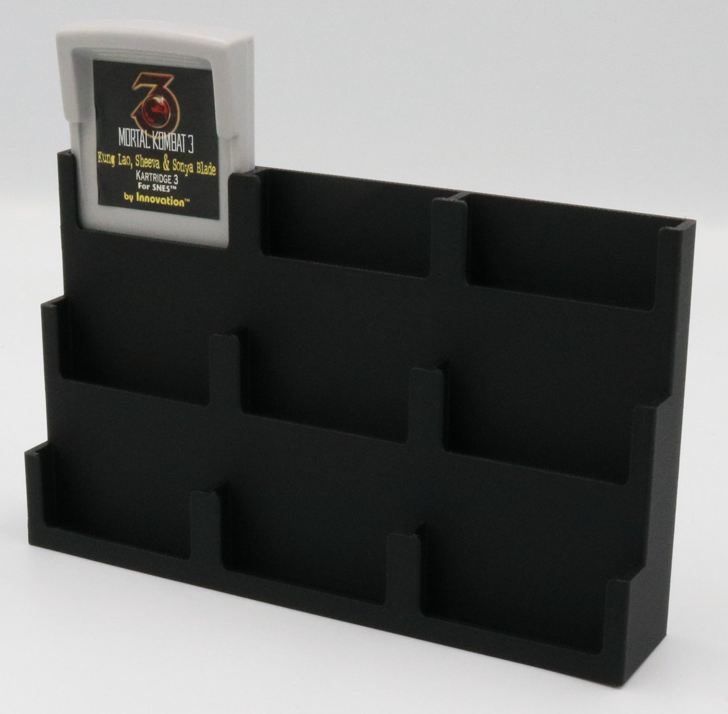 Display Tower for SNES Mortal Kombat Kartridges (Holds 9)