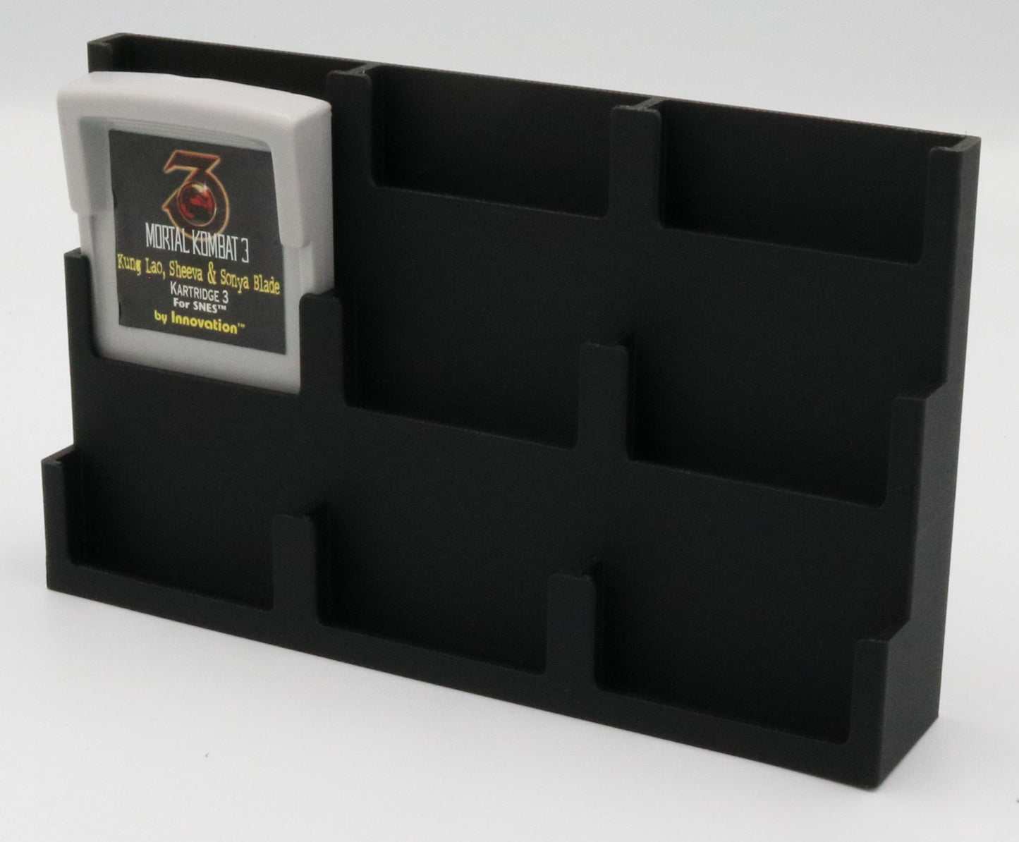 Display Tower for SNES Mortal Kombat Kartridges (Holds 9)