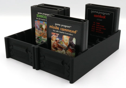 Game Tray Holder for Atari 2600 (Holds 16 Cartridges)
