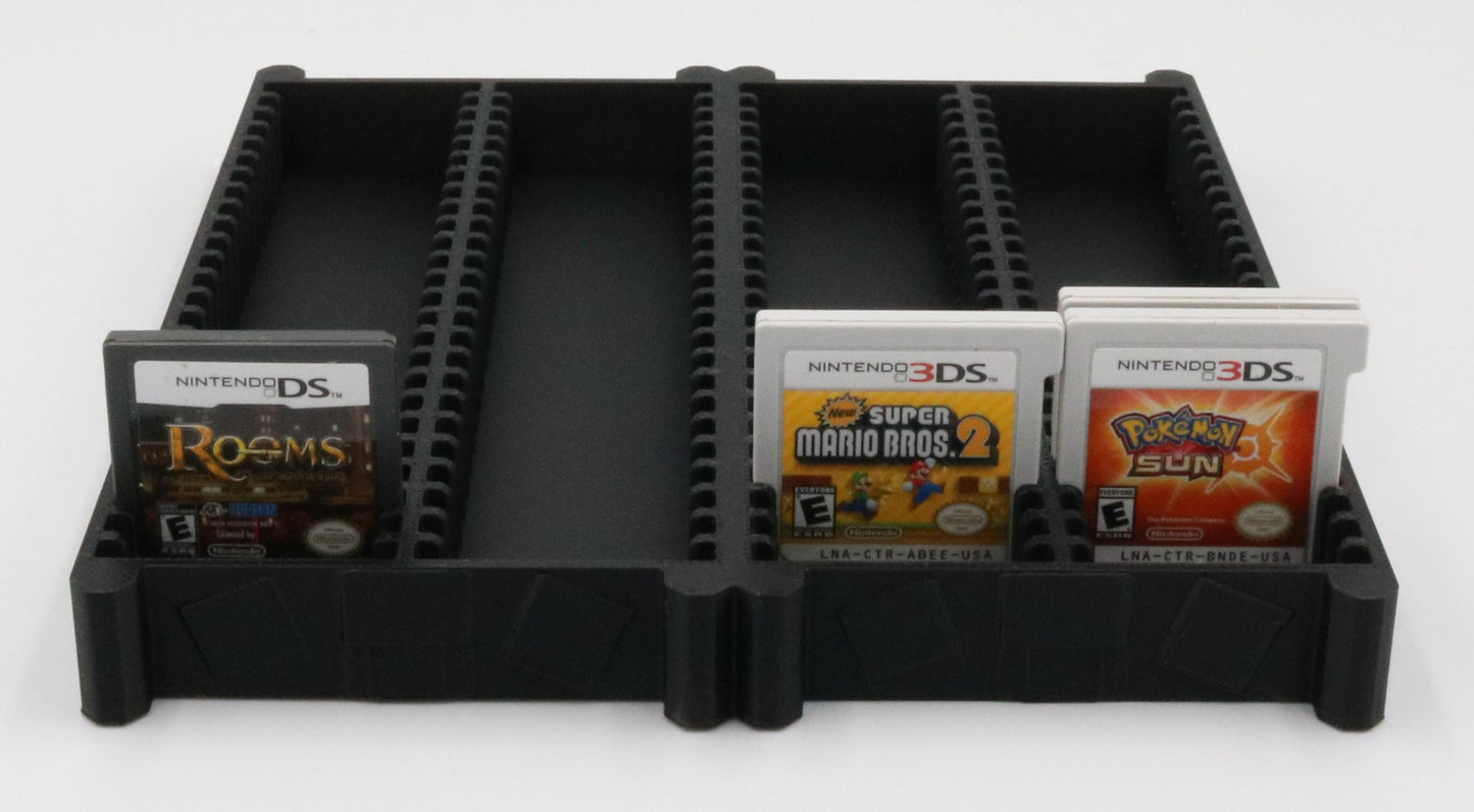 Game Tray Holder for DS / 3DS (Holds 100 Cartridges)