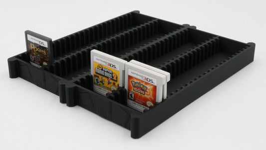 DS / 3DS Compatible Game Tray Holder - Holds 100 Cartridges