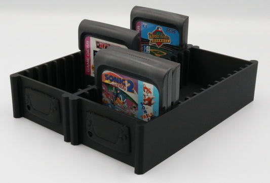 Game Tray Holder for Sega Game Gear (Holds 30 Cartridges)