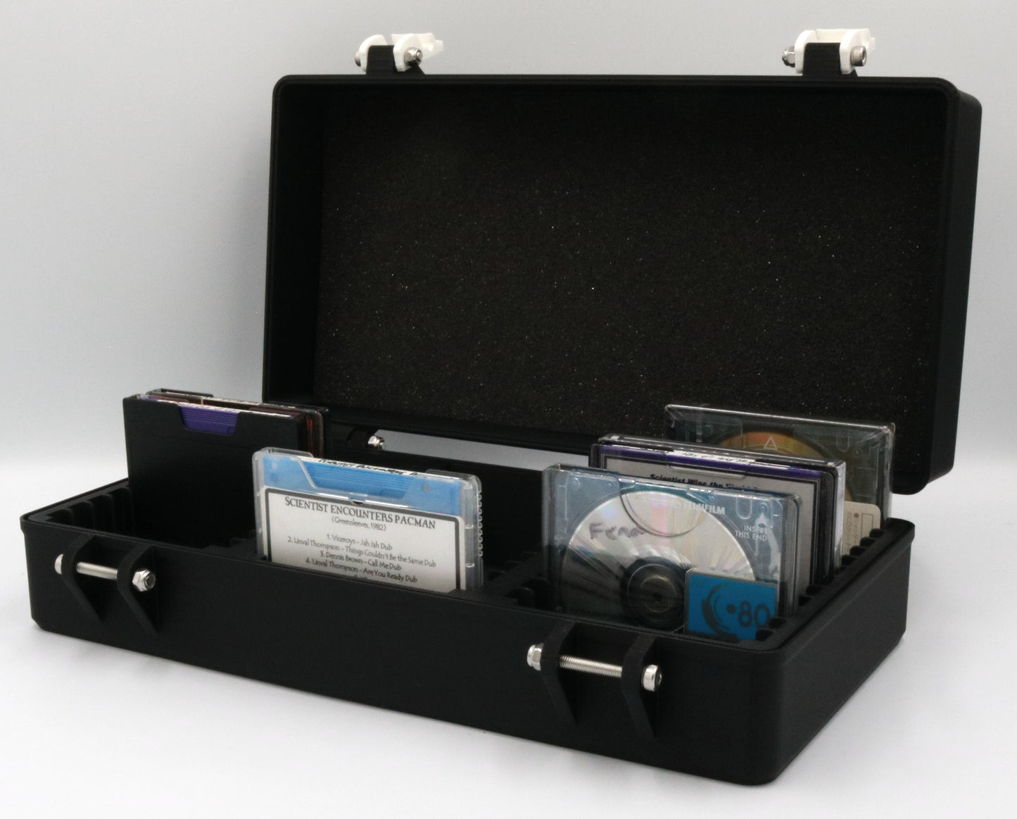 MiniDisc Rugged Protective Carrying Case - Holds 36 Mini Discs