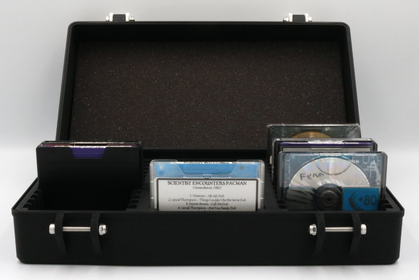 MiniDisc Rugged Protective Carrying Case - Holds 36 Mini Discs