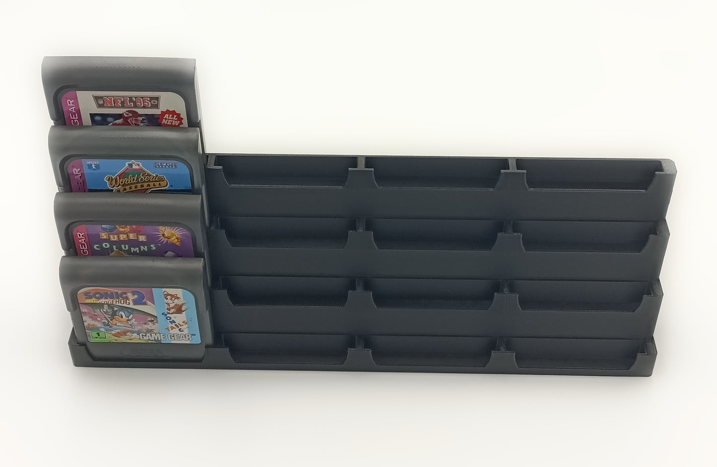 Sega Game Gear Compatible  Display Stand Tower Holder Case - Holds 16 Games