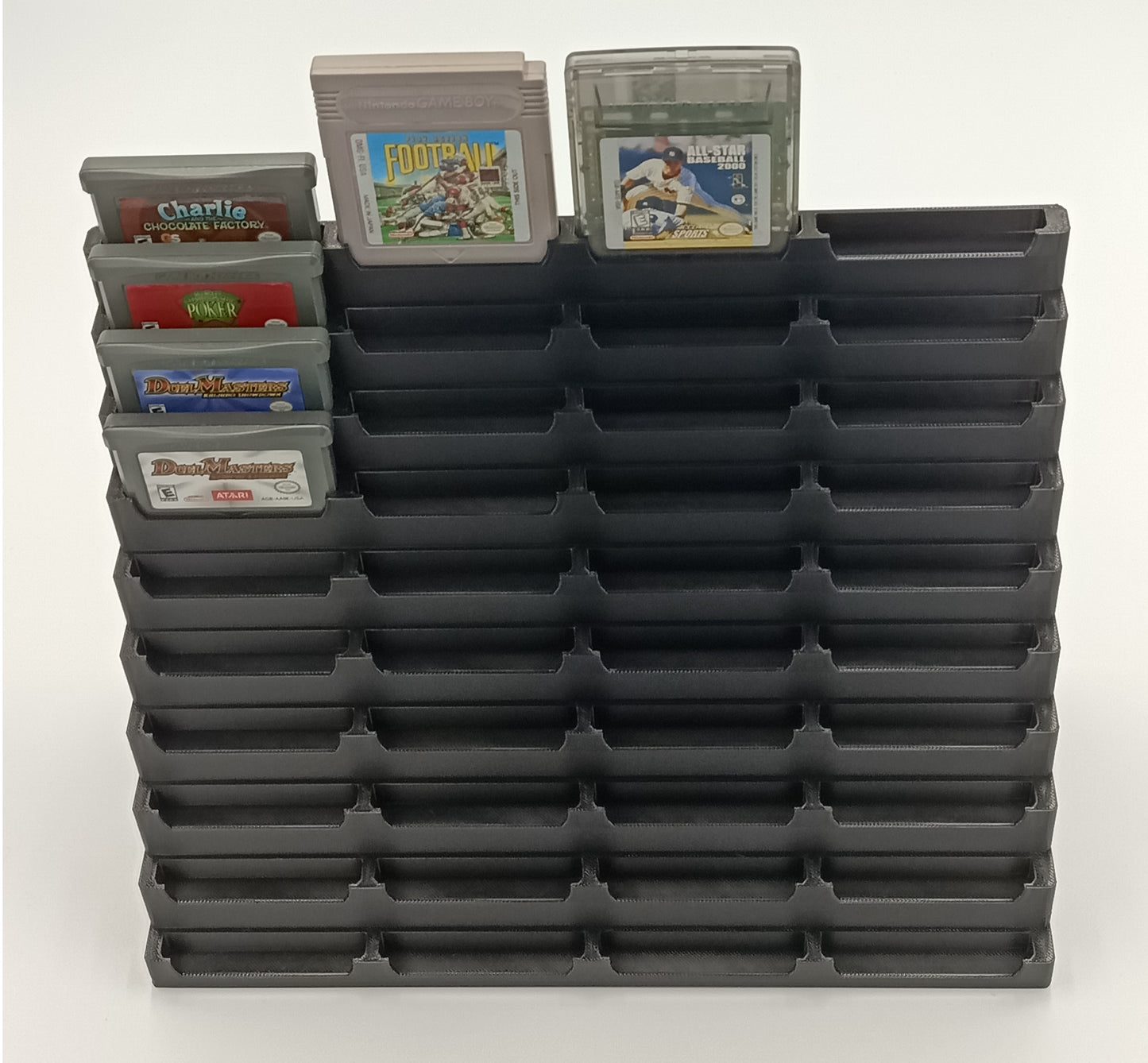 Nintendo Game Boy Advance, Color, Original Compatible Display Stand Tower Holder Case Holds 40 Games