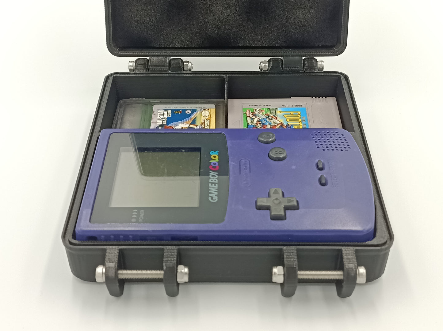 Nintendo Game Boy Color Compatible Rugged Protective Carrying Case - Holds 8 + 1 Games