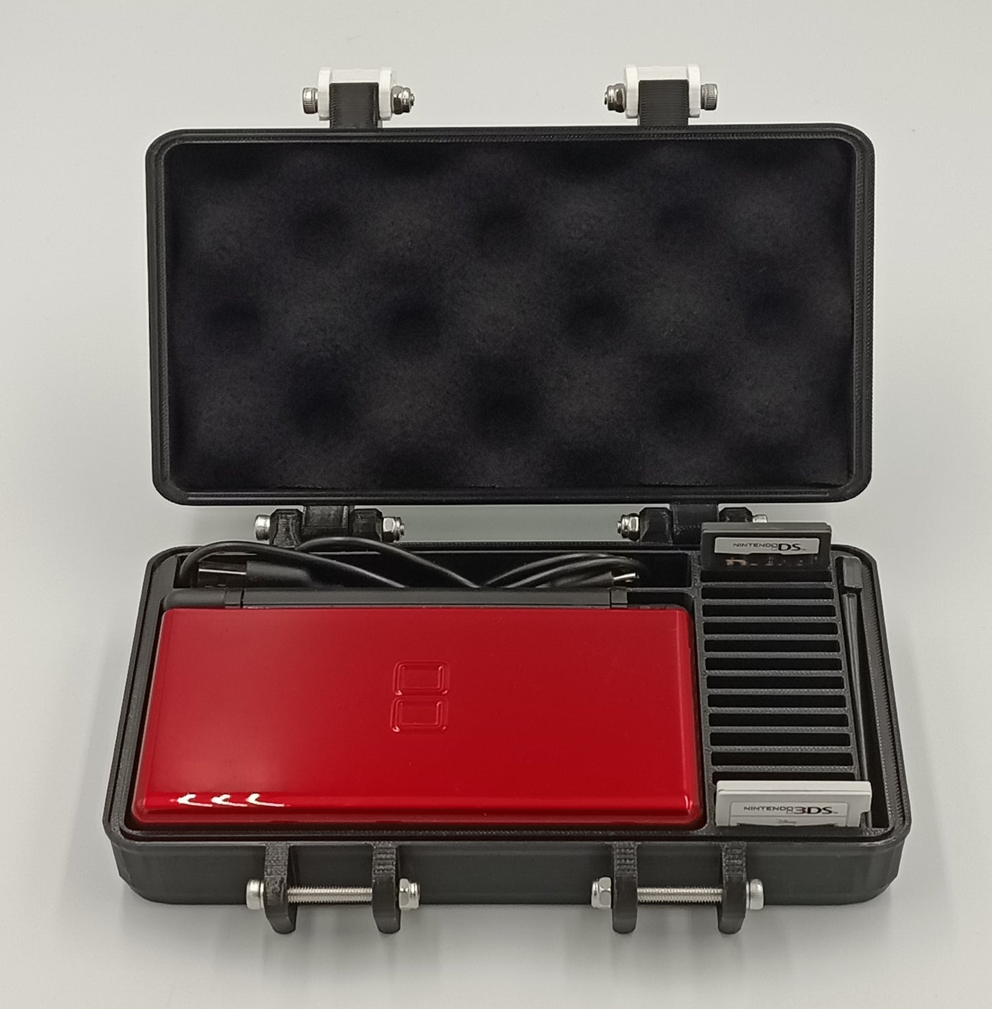 Nintendo Game Boy DS Lite & Original 3DS Compatible Rugged Protective Carrying Case - Holds 15+ Games