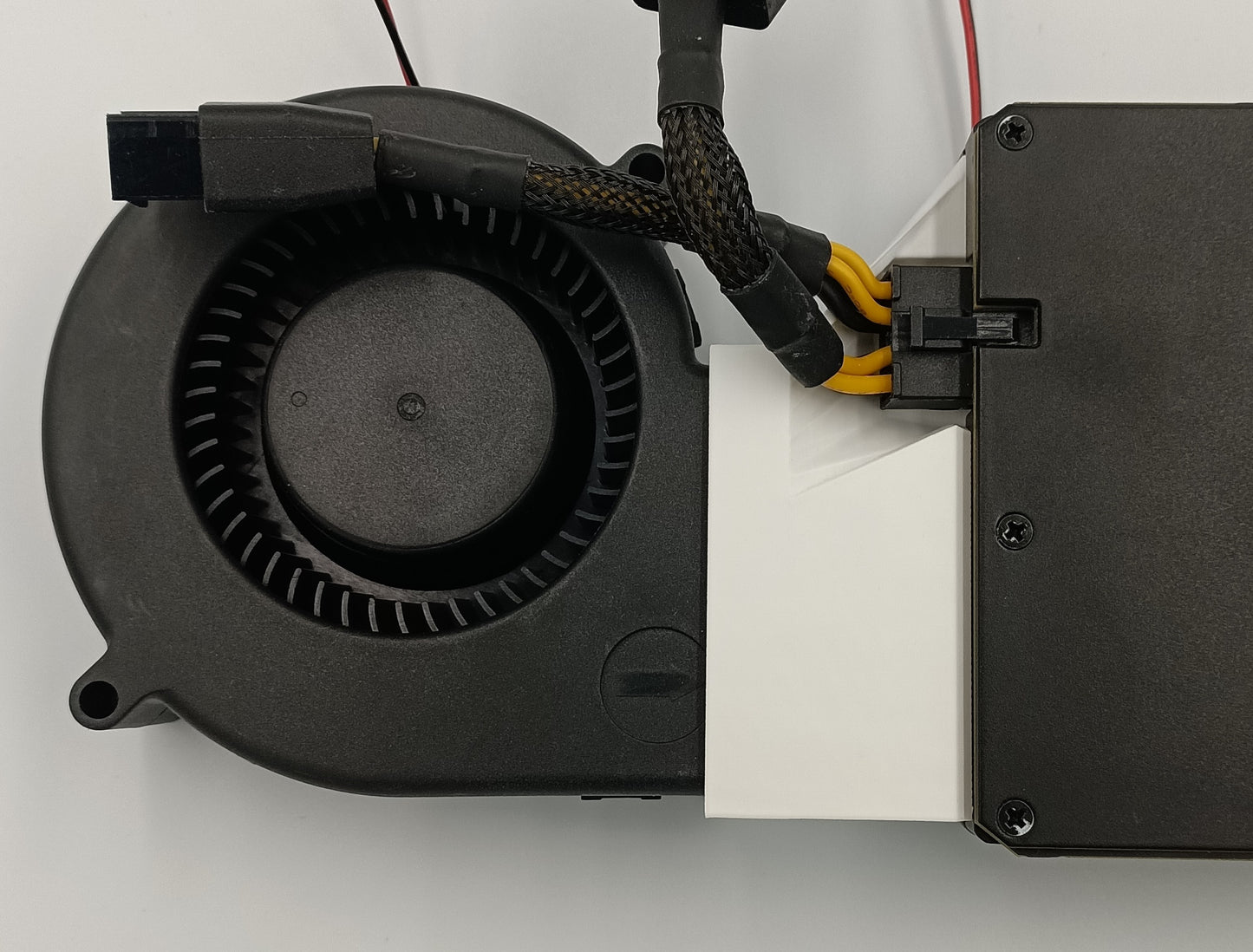 Nvidia Tesla Compatible P40 P100 V100 K80 M40 Blower Adapter Fan Kit - Fits 9733 Blower Fan