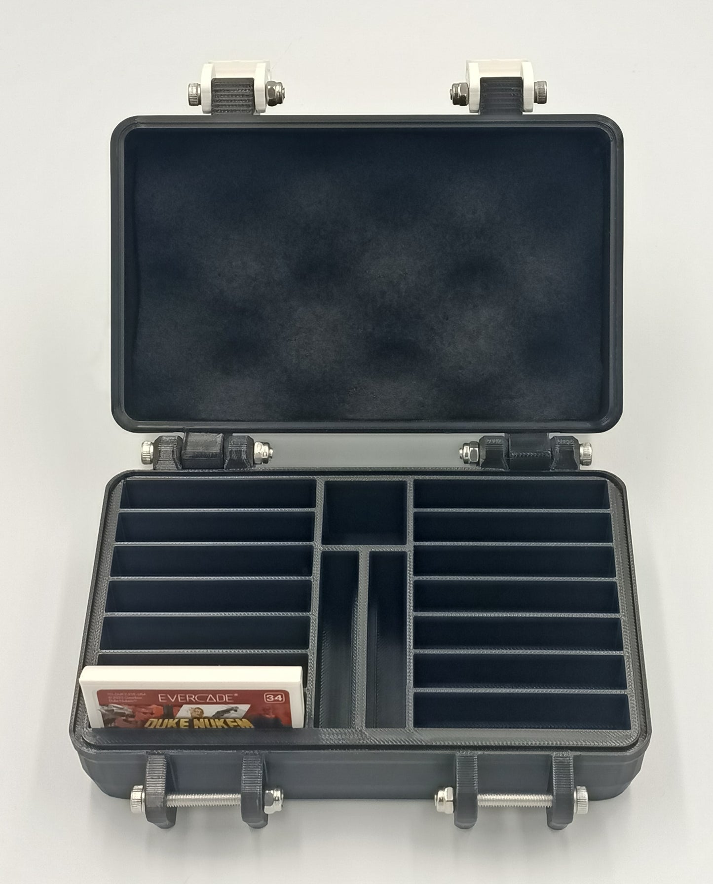 Evercade Cartridge Compatible Rugged Protective Carrying Case - Holds 16 Games