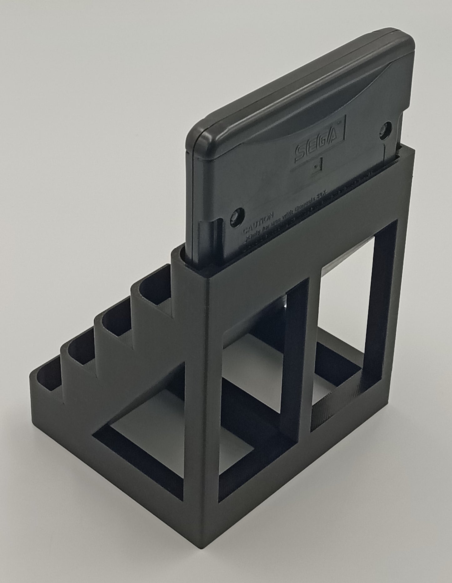 Sega Genesis 32X Compatible Display Stand Tower Holder Case - Holds 5 Games - 32X Only