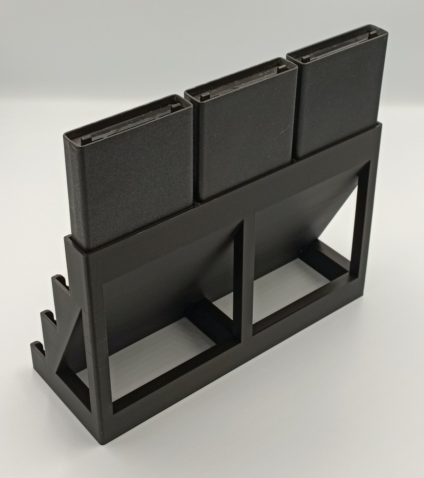 Atari 2600 Cartridge Compatible Display Stand Tower Holder Case - Holds 12 Games