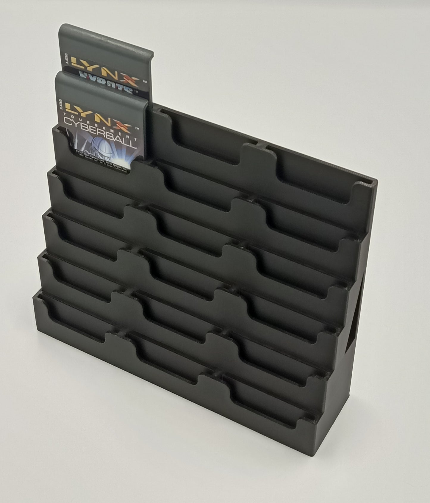 Atari Lynx Cartridge Compatible Display Stand Tower Holder - Holds 18 Games
