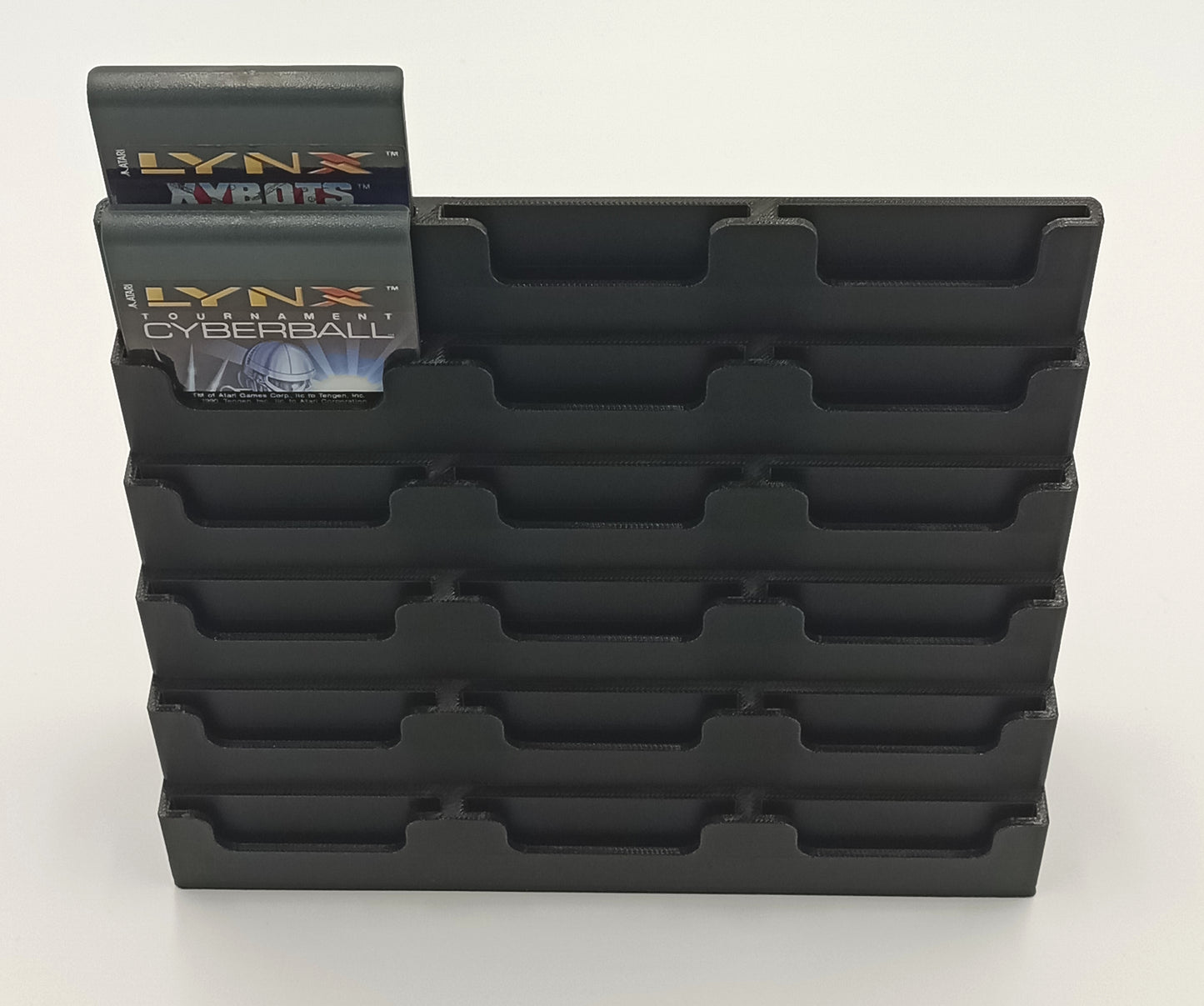 Atari Lynx Cartridge Compatible Display Stand Tower Holder - Holds 18 Games