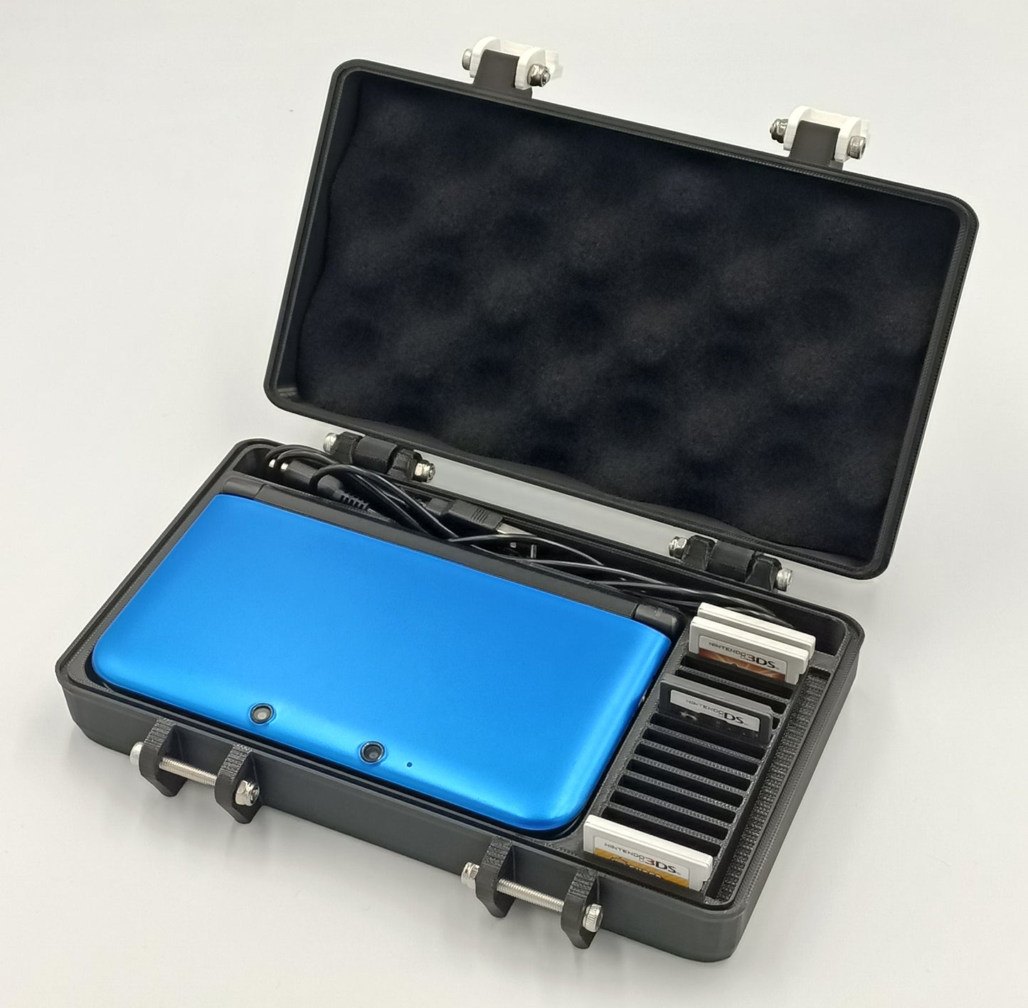 Nintendo 3DS XL "Old" Compatible Rugged Protective Carrying Case - Holds 15 Games