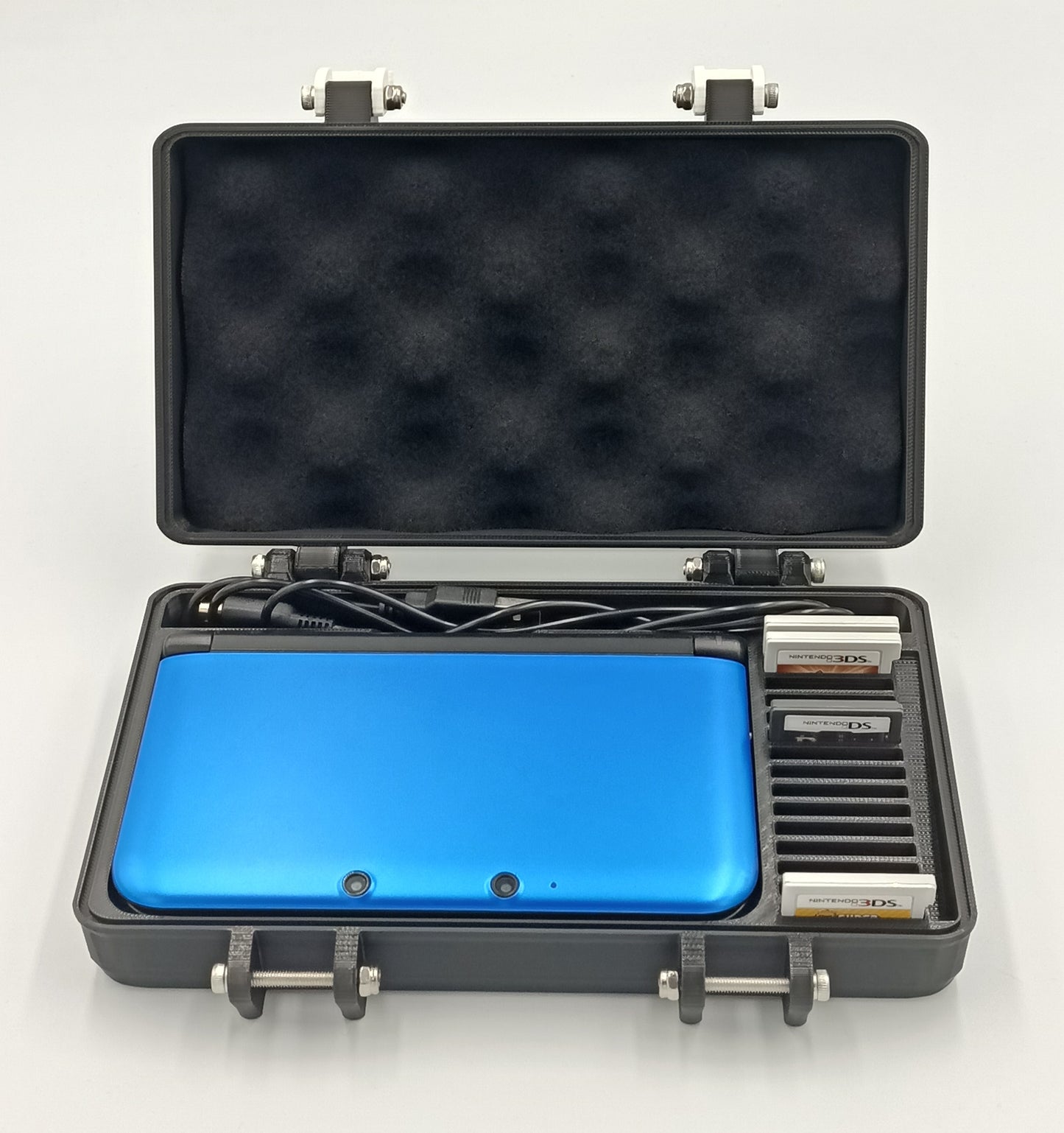 Nintendo 3DS XL "Old" Compatible Rugged Protective Carrying Case - Holds 15 Games