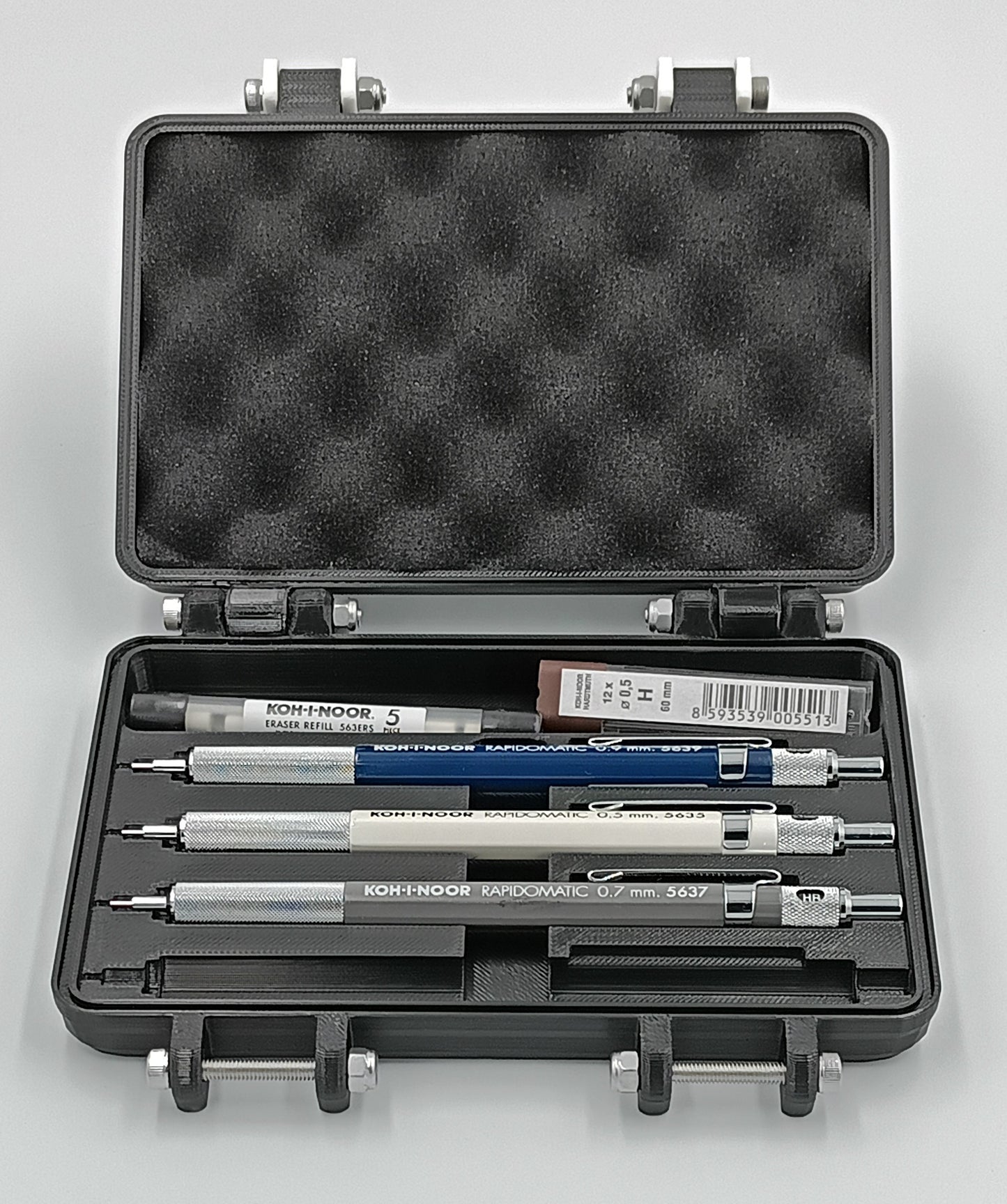 Case fo Koh-I-Noor Rapidomatic Mechanical Pencils - Fits 0.9, 0.7, 0.5, 0.3