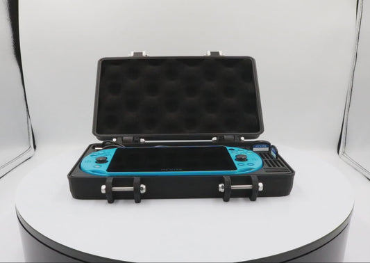 Sony PS Vita 2000 Compatible Rugged Protective Carrying Case - Holds 14 Games and USB Cable