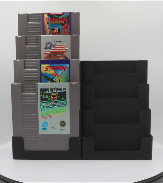 Nintendo NES Compatible Display Stand Display Tower Holder - Holds 8 Games